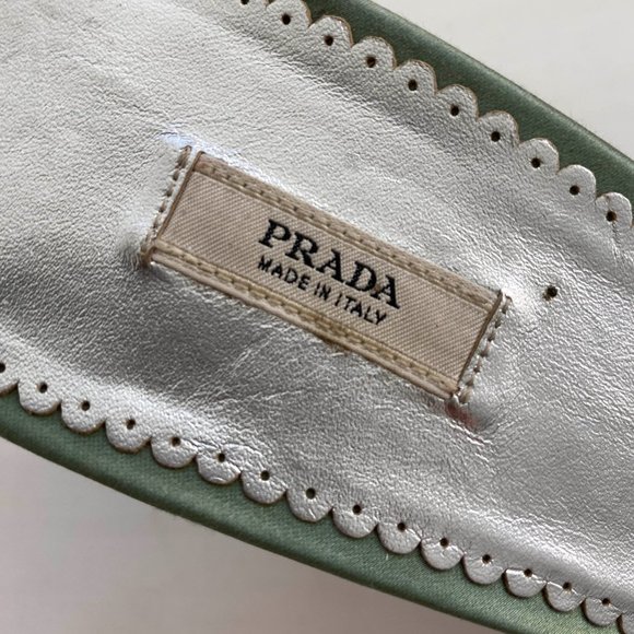 Prada Green Kitten Heels - Picture 2 of 4